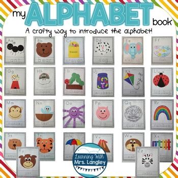 alphabet book  learning   langley teachers pay teachers