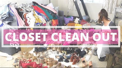 closet makeover how to reorganize and clean out your closet youtube