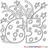 Birthday Coloring Pages 65 Happy Years Sheet Title Coloringpagesfree sketch template