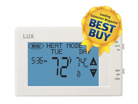 programmable touch screen lux thermostat energy usage monitor temperature ebay
