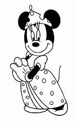 Mouse Coloring Pages Printable Mickey Minnie Getcolorings Bowtique sketch template