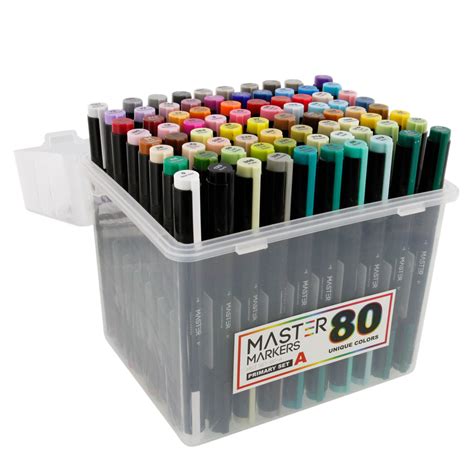 autombnbbtphc master markers  color deluxe primary set  dual tip