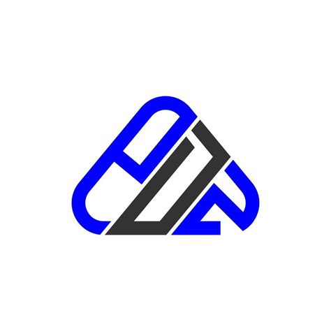 diseno creativo del logotipo de la letra pdz  grafico vectorial logotipo simple  moderno de