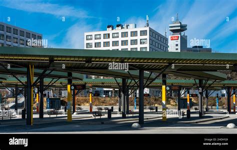 berlin germany central bus station  res stock photography  images alamy