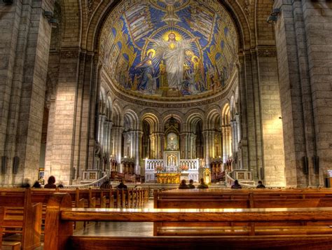 sacre coeur paris  pictures  images basilica cathedral montmartre