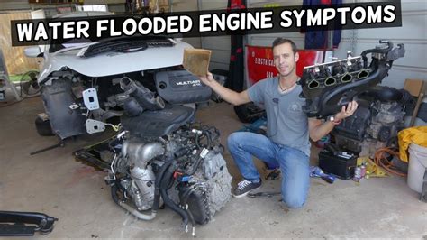 symptoms  water flooded engine water seized engine youtube