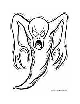Scary Ghosts Fantome sketch template