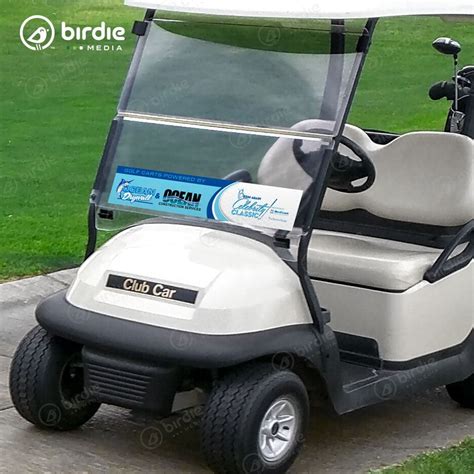 golf cart windshield decals  tack vinyl birdie products