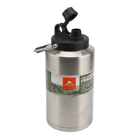 ozark trail  gallon double wall vacuum sealed stainless steel water jug walmartcom