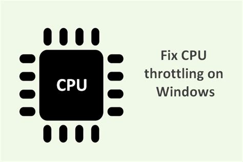 fix cpu throttling issues  windows