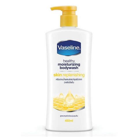 450 Ml Vaseline Healthy Moisturizing Body Wash Skin Replenishing