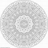 Getcoloringpages Mandala sketch template