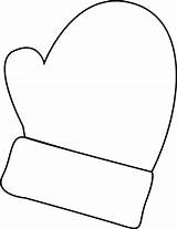 Mitten Mittens Mycutegraphics Wikiclipart sketch template