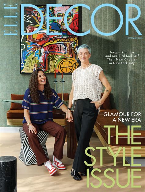 Megan Rapinoe And Sue Bird Cover Elle Decors 2023 September Style