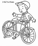 Coloring Bike Bicycle Pages Kids Printable Riding Colouring Bikes Print Color Racing Kid Clipart Cliparts Bicycles Book Girl Drawing Christmas sketch template