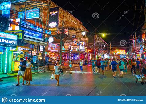 the nightlife of patong phuket thailand editorial stock image image