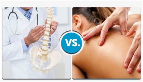 chiropractic care and massage therapy massage therapist vs physical