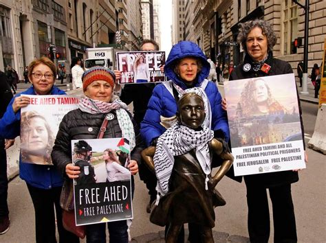new york city action highlights true fearless girl ahed tamimi