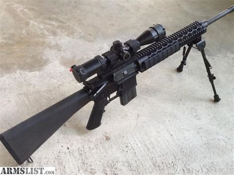 Armslist For Sale Ar 15 20 Dmr Free Float Sniper Build Spr