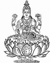 Lakshmi Saraswati Murugan Ganesha sketch template