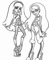 Coloring Clawdeen Pages Wolf Monster High Popular sketch template