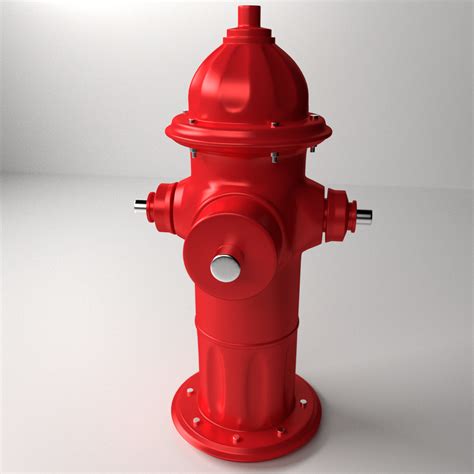fire hydrant  model ds fbx blend dae cgtradercom
