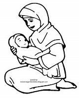 Mewarnai Sketsa Ibu Muslimah Kartun Menggendong Adik Hitam Ayah Putih Anaknya Animasi Kasih Bayi Putri Baju Wanita Pakaian Adat Kompasiana sketch template