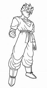 Gohan Future Ssj Line Coloring Pages Template Deviantart Print Search Again Bar Case Looking Don Use Find 2010 sketch template