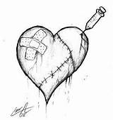 Zeichnen Heartbroken Gebrochenes S231 Thoughts Skizzen Traurige Sketchbook sketch template