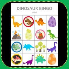printable dinosaur bingo dinosaur activities dinosaur theme