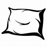 Pillow Clipart Vector Sketch Almohada Sleep Clip Lets Go Cliparts Vectors Clipground Logo Use Paintingvalley Shmector sketch template
