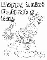 Patrick Coloring St Pages Patricks Printable Kids Kitty Hello Pdf Shamrock Print Adults Page2 Designs Homemade sketch template