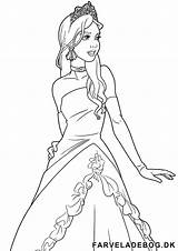 Barbie Coloring Pages Prinzessin Dk sketch template