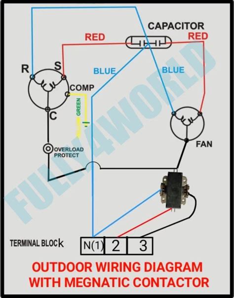 magnetic contactor wiring diagram  wiring digital  schematic