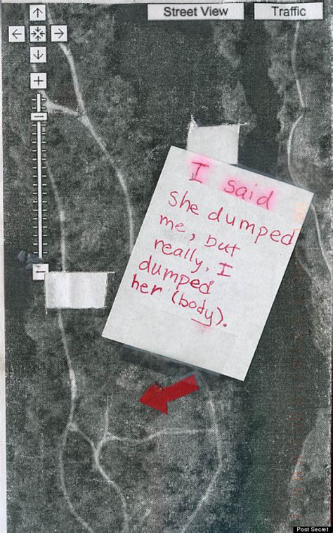 postsecret murder confession anonymous internet user claims to have dumped ex girlfriend s body