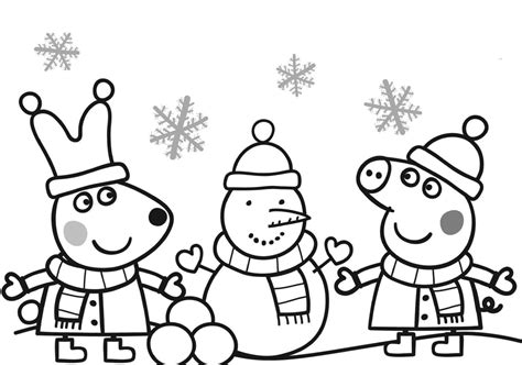 pepa pig   family coloring pages learny kids