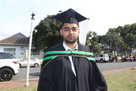 naidoo attributes hard work for graduating cum laude durban university of technology