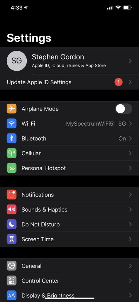 update apple id settings iphone apple community