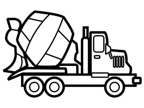 cement truck coloring pages coloring pages