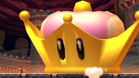 new super mario bros u deluxe super crown final boss and ending youtube