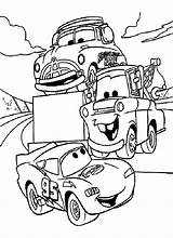 Coloring Funny Pages Car Getcolorings Cars Lightning Printable sketch template