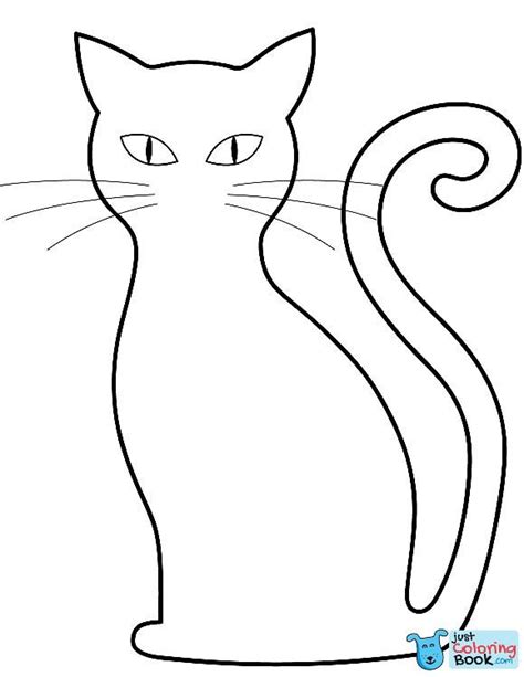 black cat coloring page  printable coloring pages  black cat