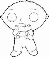 Stewie Coloring Griffin Pages Printable Surprise sketch template