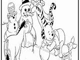 Coloring Winnie Pages Pooh Winter Boyfriend Girlfriend Friends Drawing Getcolorings Getdrawings sketch template