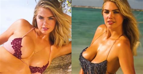 Watch Reigning Maxim Hot 100 Winner Kate Upton Model Tiny Bikinis In