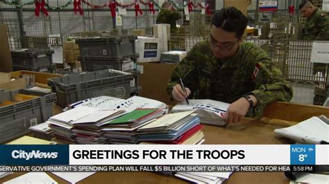 Cfb Trenton Receives Thousands Of Letters For Soldiers Video