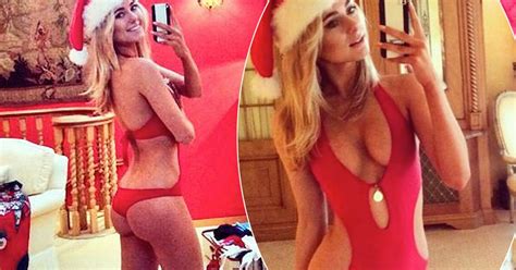 Kimberley Garner Flaunts Her Incredible Body In Skimpy Red Swimsuit