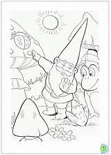 Coloring Dinokids Gnome David Close sketch template