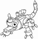 Coloring Dinotrux sketch template