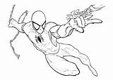 Spiderman Coloring Venom Pages Vs Suit Printable Kids Drawing Anti Symbiote Cartoon Colouring Color Clipart Print Drawings Popular Coloringhome sketch template